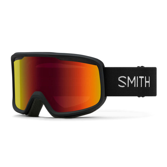 Gogle narciarskie Smith Frontier Black Red Sol-X Mirror S3 2025