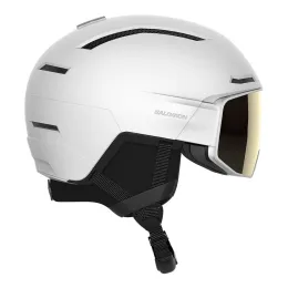 Kask narciarski Salomon Driver Pro Sigma White / Black Gold S3 2027