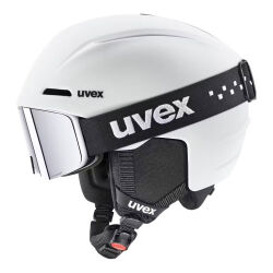 Kask i gogle narciarskie dziecięce Uvex Viti Set White Matt 2026