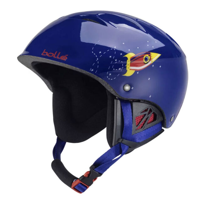 Kask narciarski dziecięcy Bolle Shiny Blue Rocket