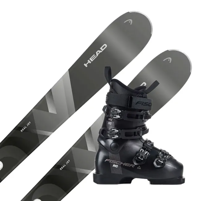 Zestaw zjazdowy Head Real Joy + Fischer RC 85 Black HV 2026