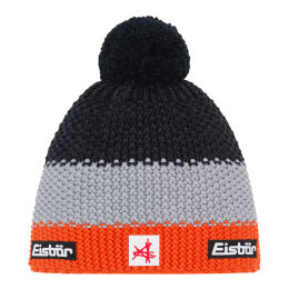 Czapka dziecięca Eisbar Star Pompon SA Kids Orange Grey Anthracite 2026