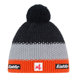 Czapka dziecięca Eisbar Star Pompon SA Kids Orange Grey Anthracite 2026