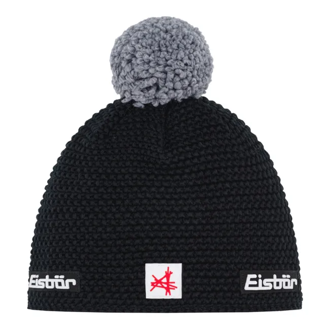 Czapka narciarska Eisbar Jamie Pompon SA Black Light Grey 2026