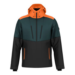 Kurtka narciarska Head Neo Jacket Black Orange Green 2026