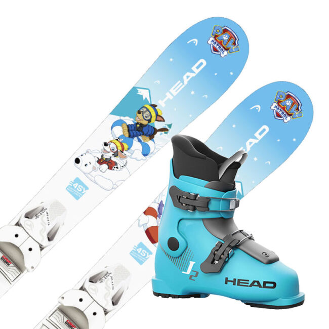 Zestaw zjazdowy dziecięcy Head Paw Patrol JRS +  Head J2 Speedblue JR 2025