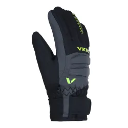 Rękawice narciarskie dziecięce Viking Flinx Black Grey 2026