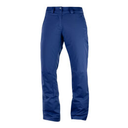 Spodnie narciarskie damskie Salomon Stormpunch Pant W Medieval Blue