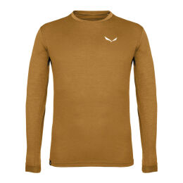 Koszulka techniczna Salewa Puez Melange Dry Long Tee Golden Brown Melange 2024