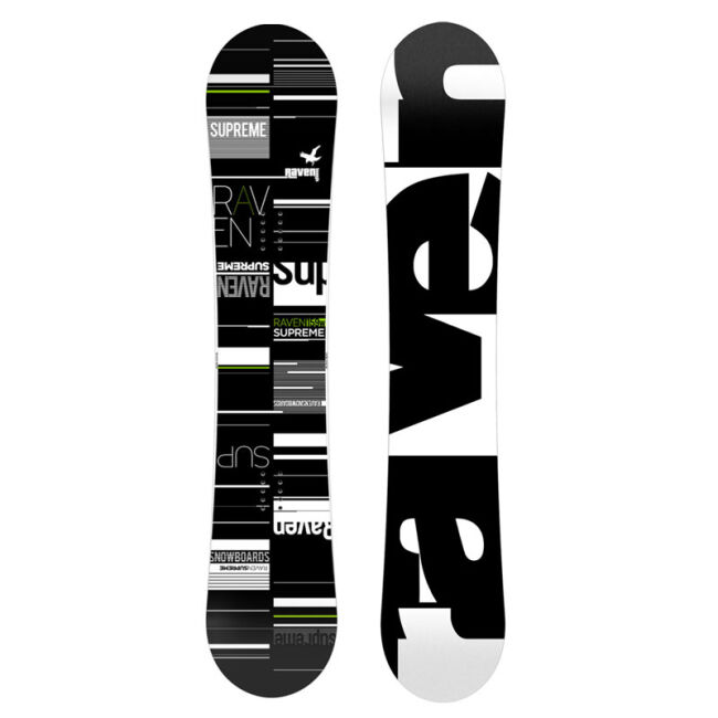 Deska snowboardowa Raven Supreme Black Green 2025