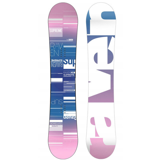 Deska snowboardowa damska Raven Supreme White 2024