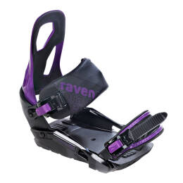 Wiązania Snowboardowe Raven S200 Black Violet 2022