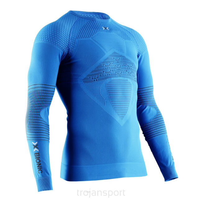 Bluza męska termoaktywna termiczna X- Bionic Energizer 4.0 Teal Blue 2023