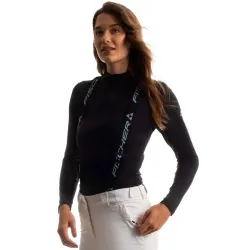Bluza damska Fischer Enbasis Pro Black (druga warstwa) 2026