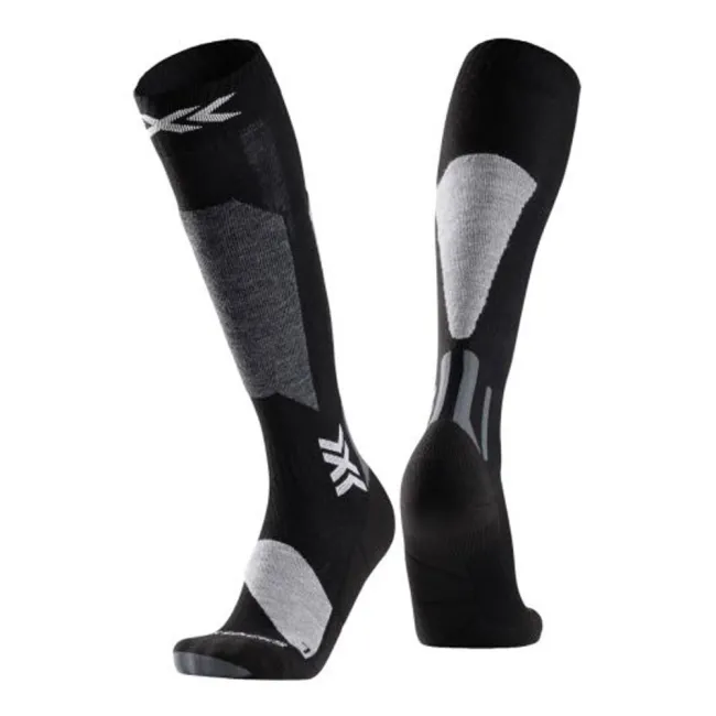 Skarpety narciarskie dziecięce X-Socks Ski Discover JR Rhino Grey Canary 2025
