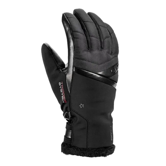 Rękawice narciarskie damskie Leki Snowfox 3D Women Black 2027