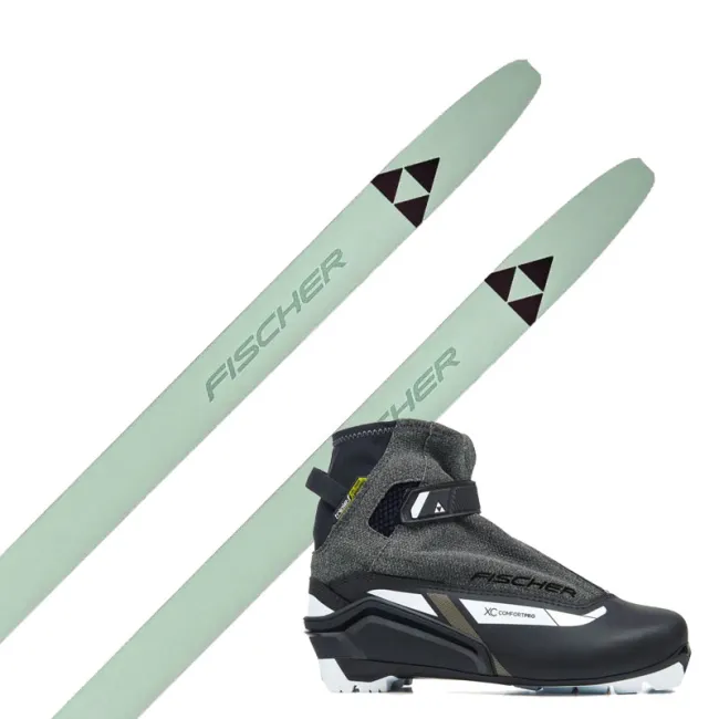 Zestaw biegowy damski Fischer Mystique EF + Buty damskie Fischer XC Comfort Pro WS 2026