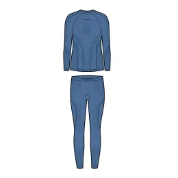 Komplet bielizna dziecięca termoaktywna termiczna Viking Riko 2.0 Set Blue 2027