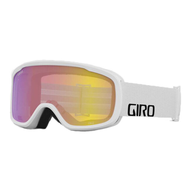 Gogle narciarskie Giro Cruz White Wordmark Yellow Boost S1 OTG 2025