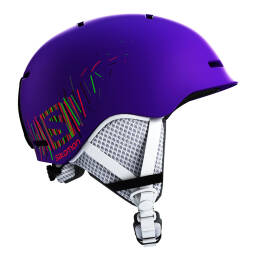 Kask narciarski dziecięcy Salomon Grom Jr Purple Mat