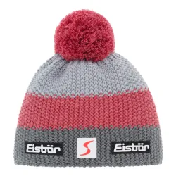 Czapka narciarska Eisbar Star Pompon MU SP RL Grey Red Jeans - Outlet