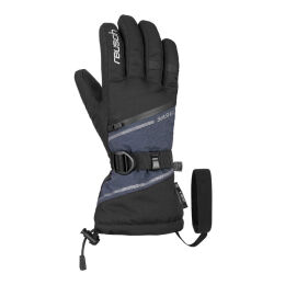 Rękawice narciarskie damskie Reusch Demi R-Tex XT Heating Pocket Black Dress Blue Melange 2023
