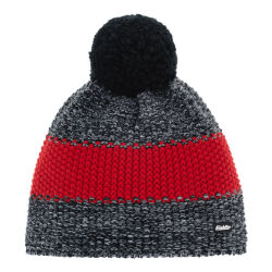 Czapka Eisbar Styler Pompon MU Grey Red 2024