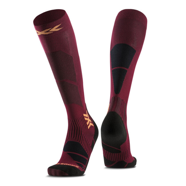 Skarpety narciarskie X-Socks Ski Perform Dune Red Orange 2025