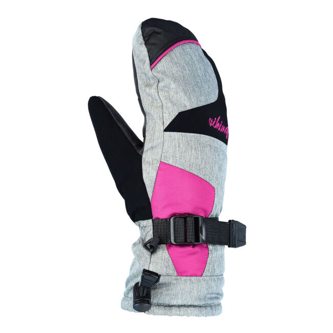 Rękawice narciarskie damskie Viking Ronda Mitten Grey Fuchsia 2025