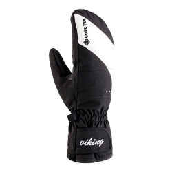 Rękawice narciarskie damskie Viking Sherpa GTX Mitten Black White 2025