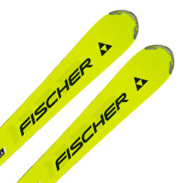 Narty dla dzieci Fischer RC4 Pro Yellow 2024 + FS7 GW
