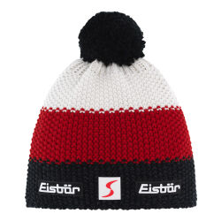 Czapka narciarska Eisbar Star Pompon MU SP Black Ardea White 2024