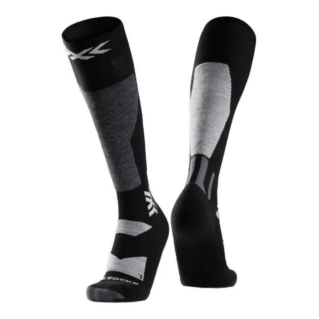 Skarpety snowboardowe X-Socks Snowboard Discover Black Grey 2026