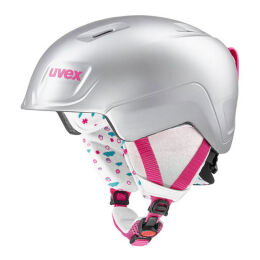 Kask narciarski dziecięcy Jr Uvex Manic Pro Titanium Pink Mat 