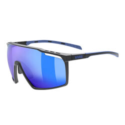 Okulary sportowe Uvex Mtn Perform Black Mat Mirror Blue S3 2025
