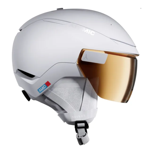 Kask narciarski Atomic Revent GT Amid Visor HD Photo White / Amber Gold z fotochromem 2027