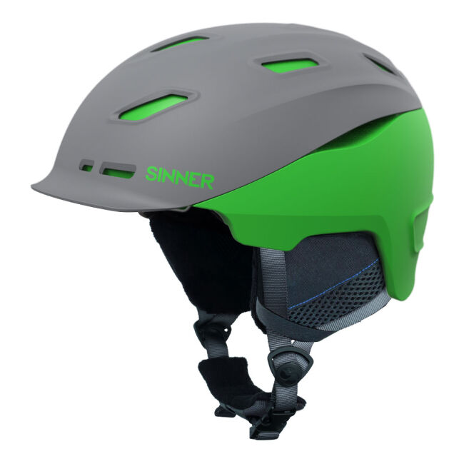 Kask narciarski snowboardowy Sinner Moonstone Grey Green 2020