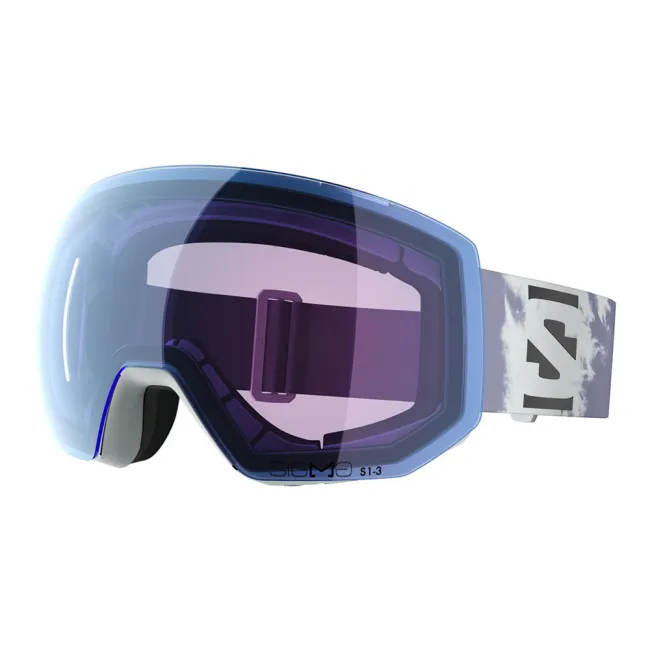 Gogle narciarskie snowboardowe Salomon Radium Pro Sigma Photo Ice Flow / Sky Blue OTG z fotochromem S1-S3 2026