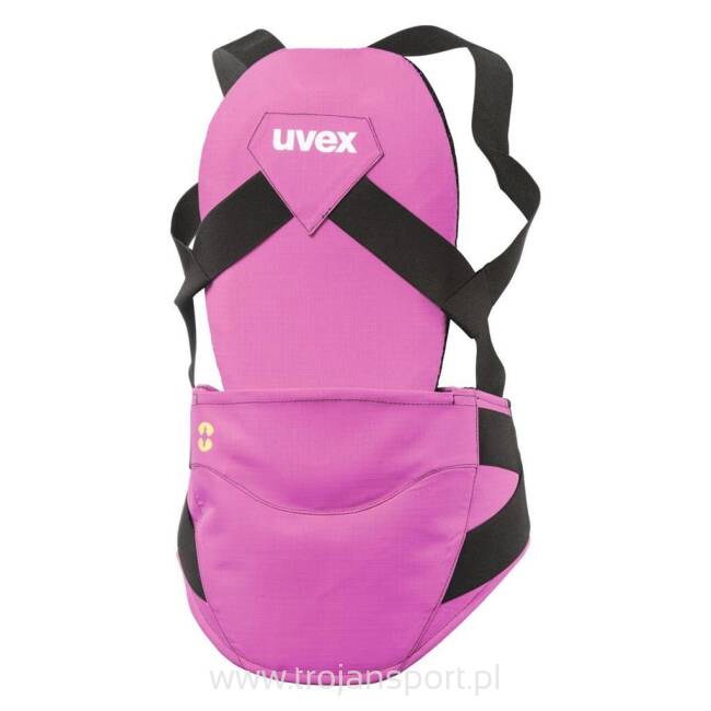 Ochraniacz na plecy żółwik dla dzieci Uvex Back Pure Pink