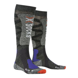 Skarpety narciarskie X-Socks Ski LT 4.0 Anthracite Stone Grey Melange