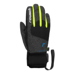 Rękawice narciarskie dziecięce Reusch Simon R-Tex XT Junior Black Melange Yellow 2025