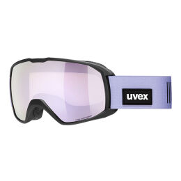 Gogle narciarskie Uvex Xcitd CV Black Matt Mirror Lavender S1 OTG 2025