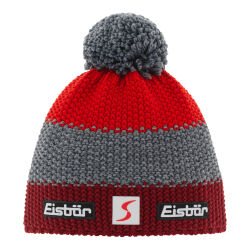 Czapka narciarska Eisbar Star Pompon MU SP Burgund Grey Red 