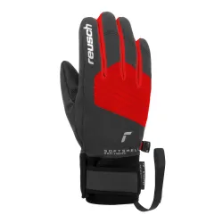 Rękawice narciarskie dziecięce Reusch Simon R-Tex XT Junior Asphalt Fire Red 2026