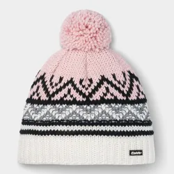 Czapka narciarska Eisbar Kathrin Pompon Pink White 2026