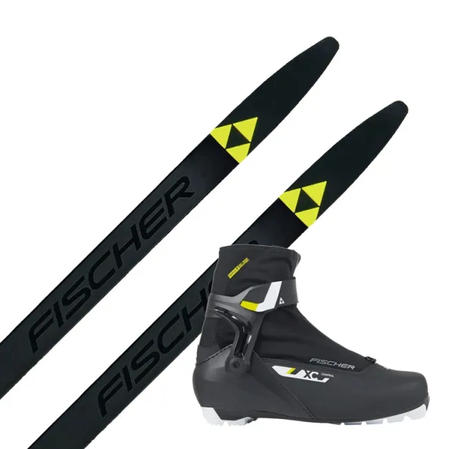 Zestaw biegowy Fischer Superlite Crown + Buty Fischer XC Control 2026