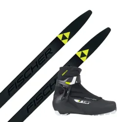 Zestaw biegowy Fischer Superlite Crown + Buty Fischer XC Control 2026