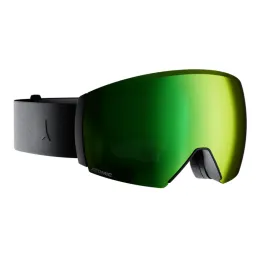 Gogle narciarskie Atomic Revent Q M HD Photo Black / Green Gold OTG z fotochromem + dodatkowa szyba S0 2027