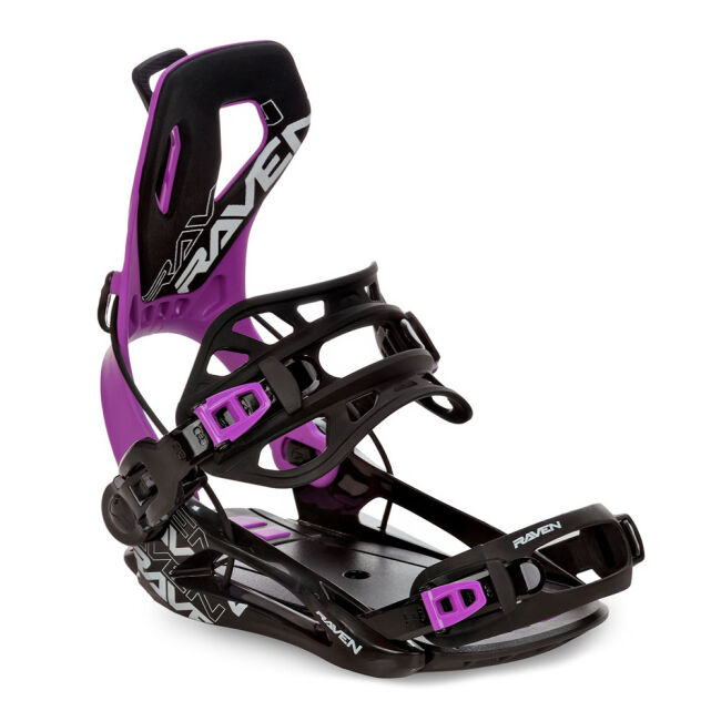 Wiązania Snowboardowe Raven Fastec FT360 Black Fuchsia 2025