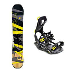 Zestaw Snowboardowy Raven Barracuda Carbon + Raven Fastec FT360 2025